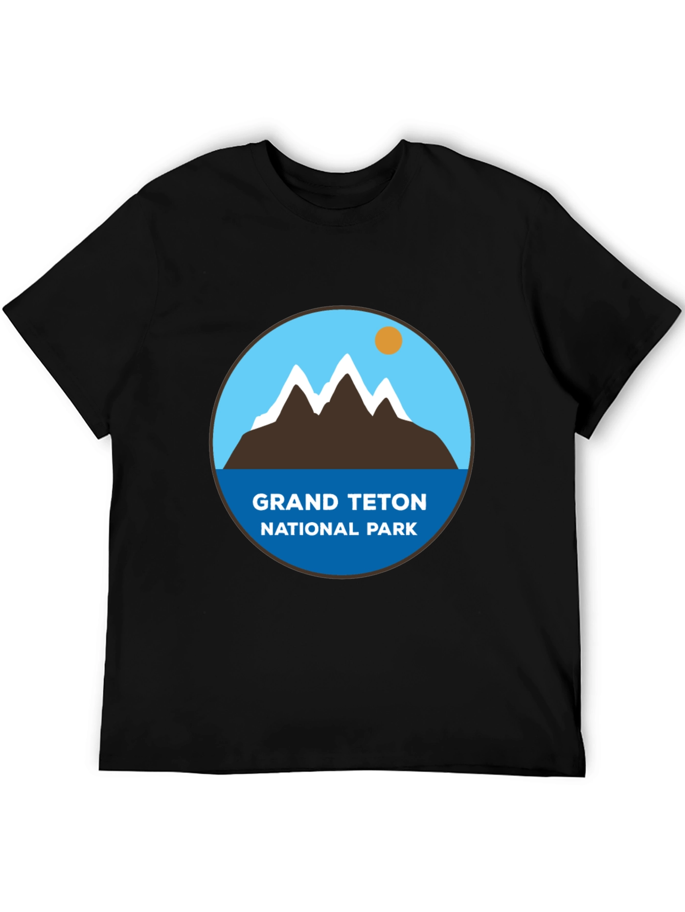 Grand Teton National Park Black T-Shirt