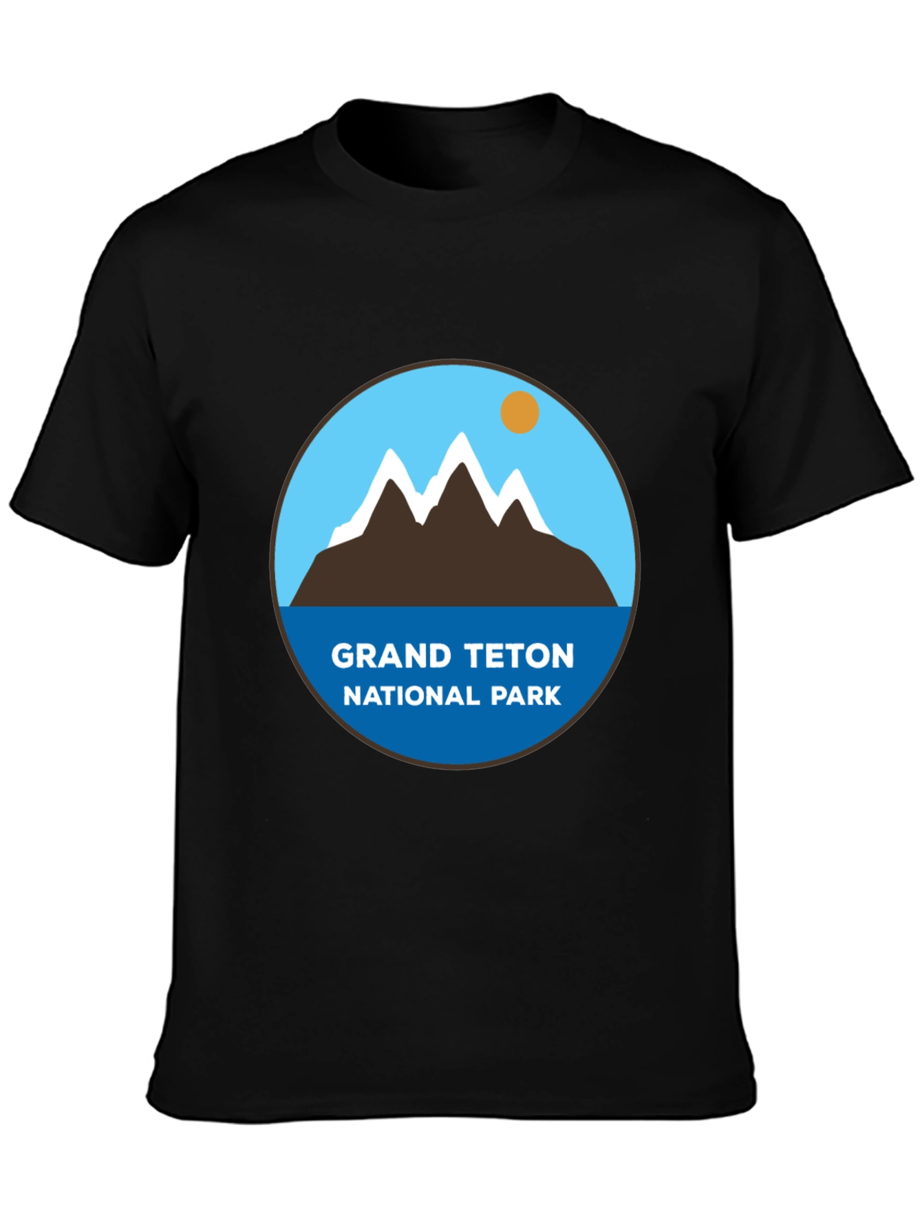 Grand Teton National Park Black T-Shirt