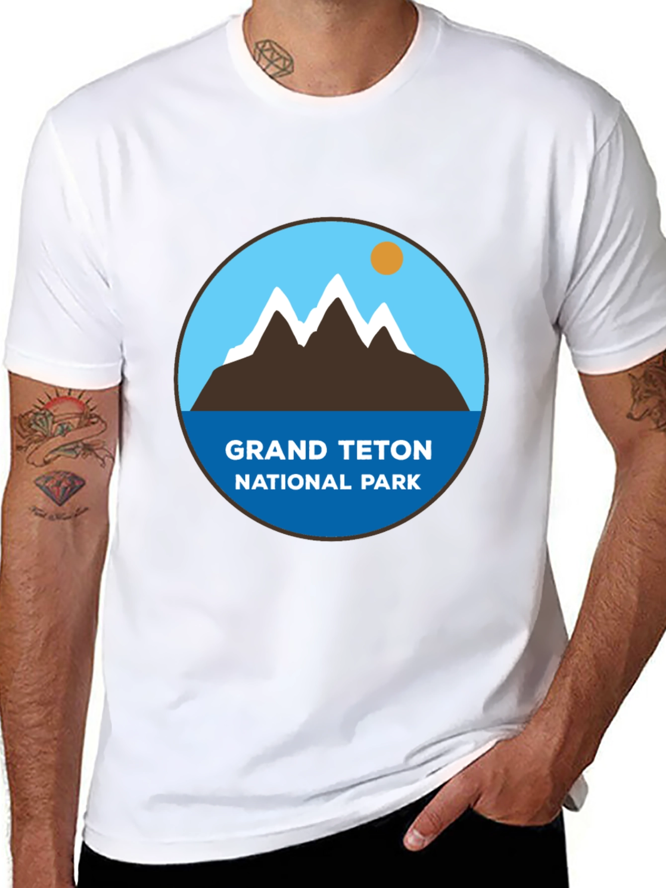 Grand Teton National Park Black T-Shirt