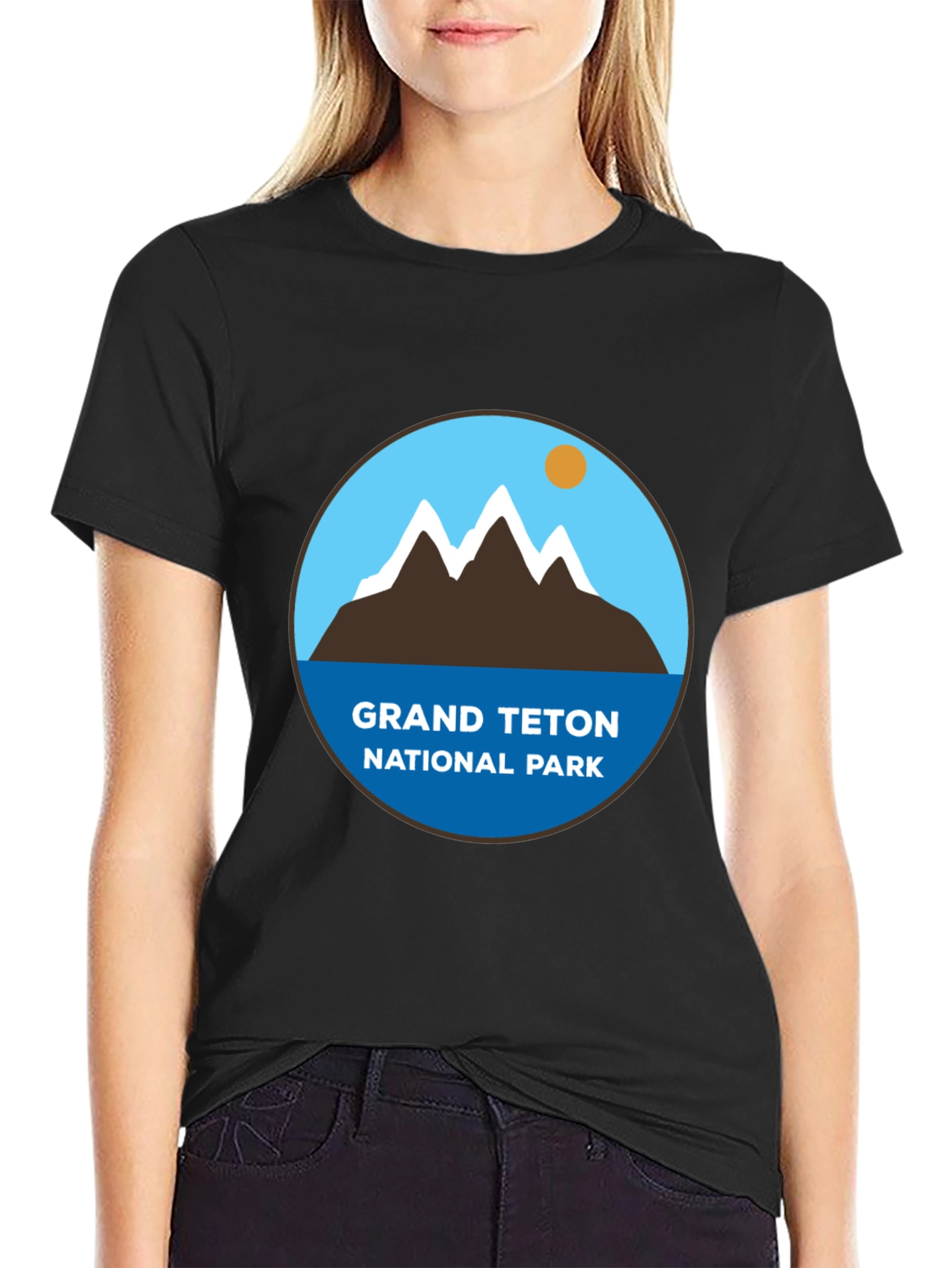 Grand Teton National Park Black T-Shirt