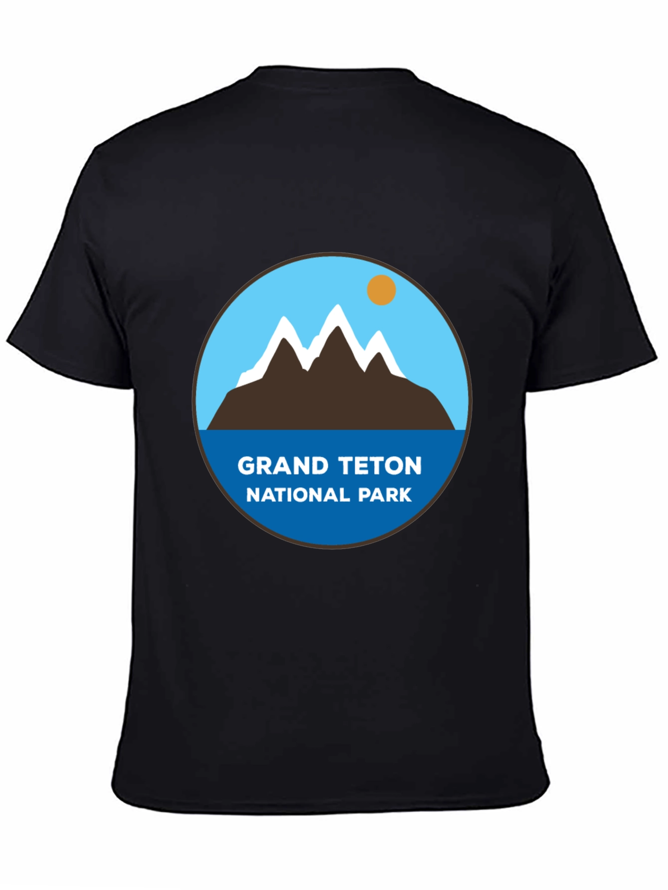 Grand Teton National Park Black T-Shirt