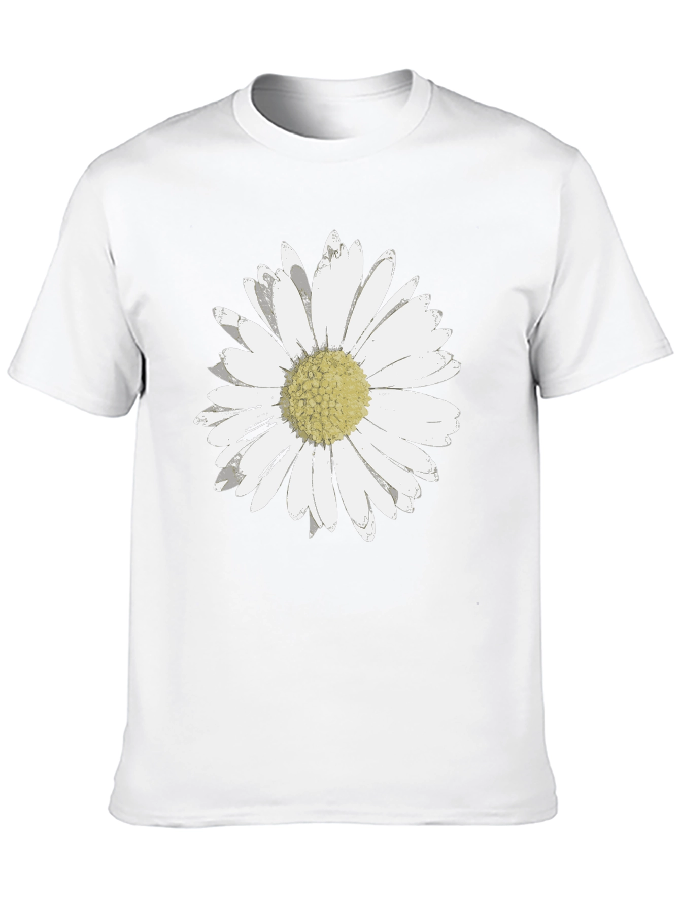 Daisy Graphic Tee - Black Casual Shirt