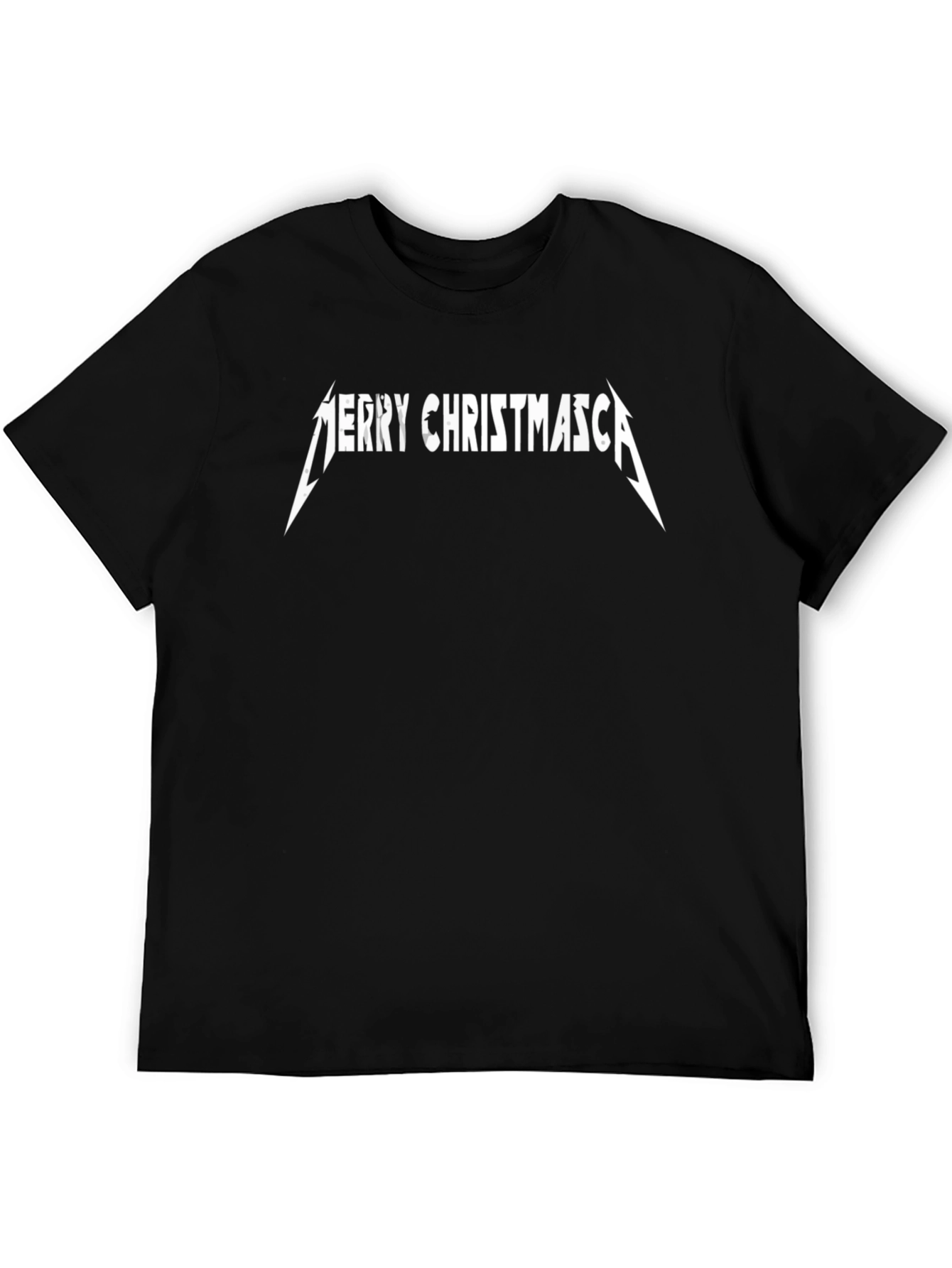 Merry ChristmASCAr T-Shirt - Metal Christmas