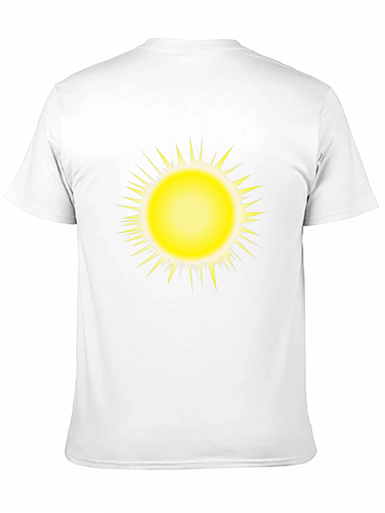 Radiant Sun Graphic Tee - Bold Black Comfort