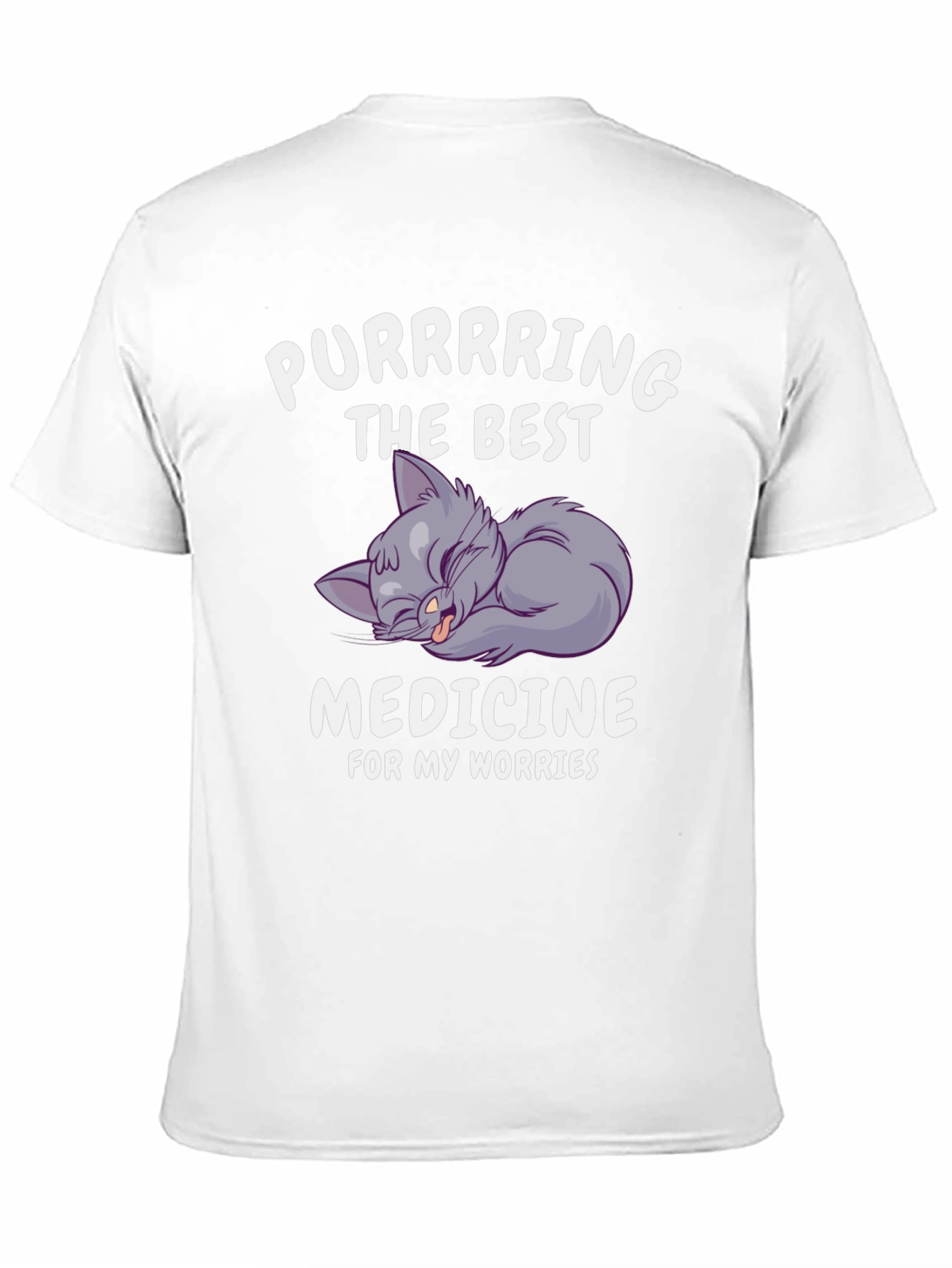 Purrring Best Medicine Worry T-Shirt