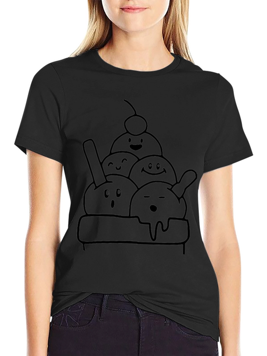 Ice Cream Character Graphic Tee