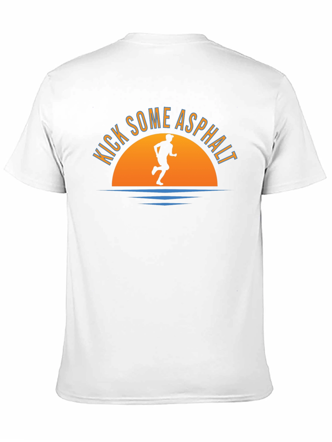 Kick Some Asphalt T-Shirt: Runners Sunset