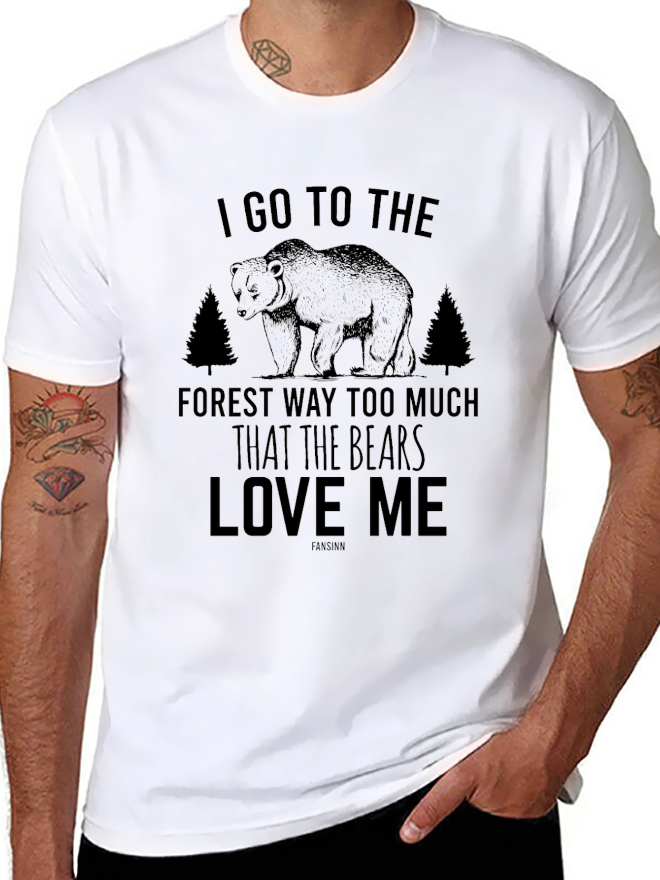 I Go to the Forest Bear T-Shirt