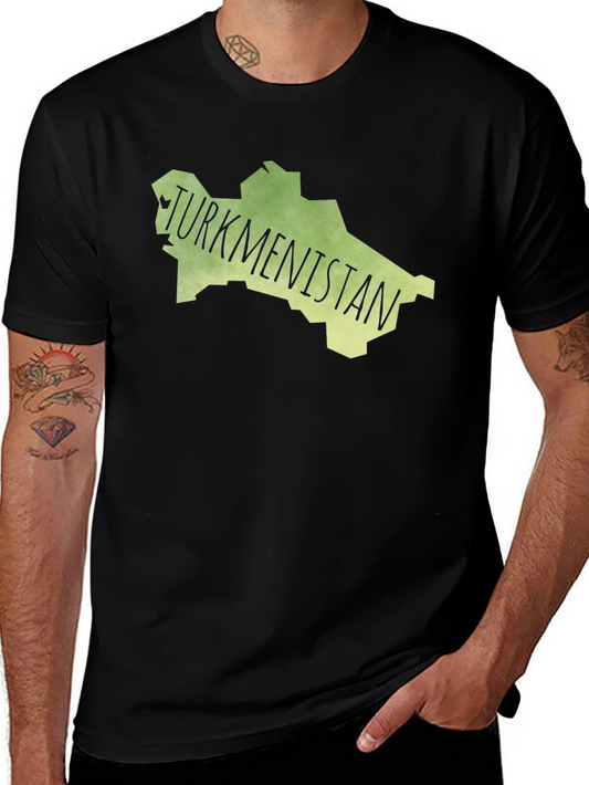 Turkmenistan Map T-Shirt - Stylish Graphic Tee