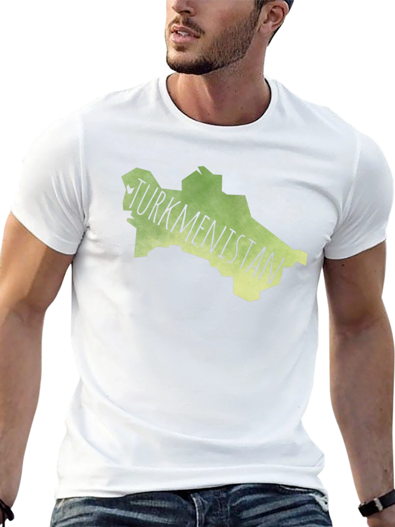 Turkmenistan Map T-Shirt - Stylish Graphic Tee