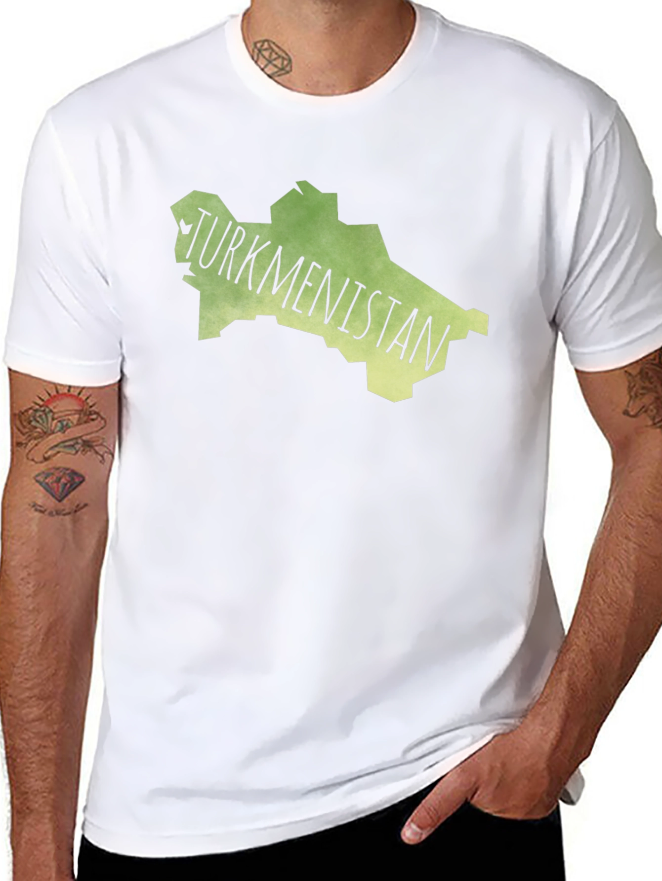 Turkmenistan Map T-Shirt - Stylish Graphic Tee