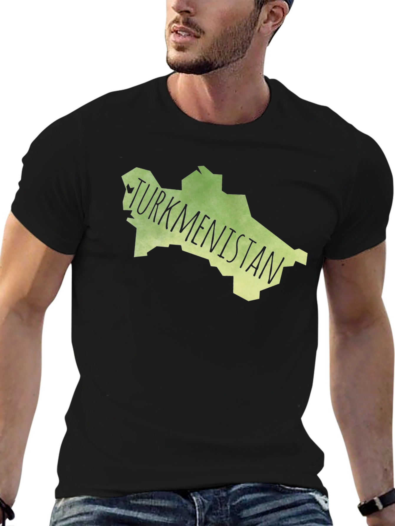Turkmenistan Map T-Shirt - Stylish Graphic Tee