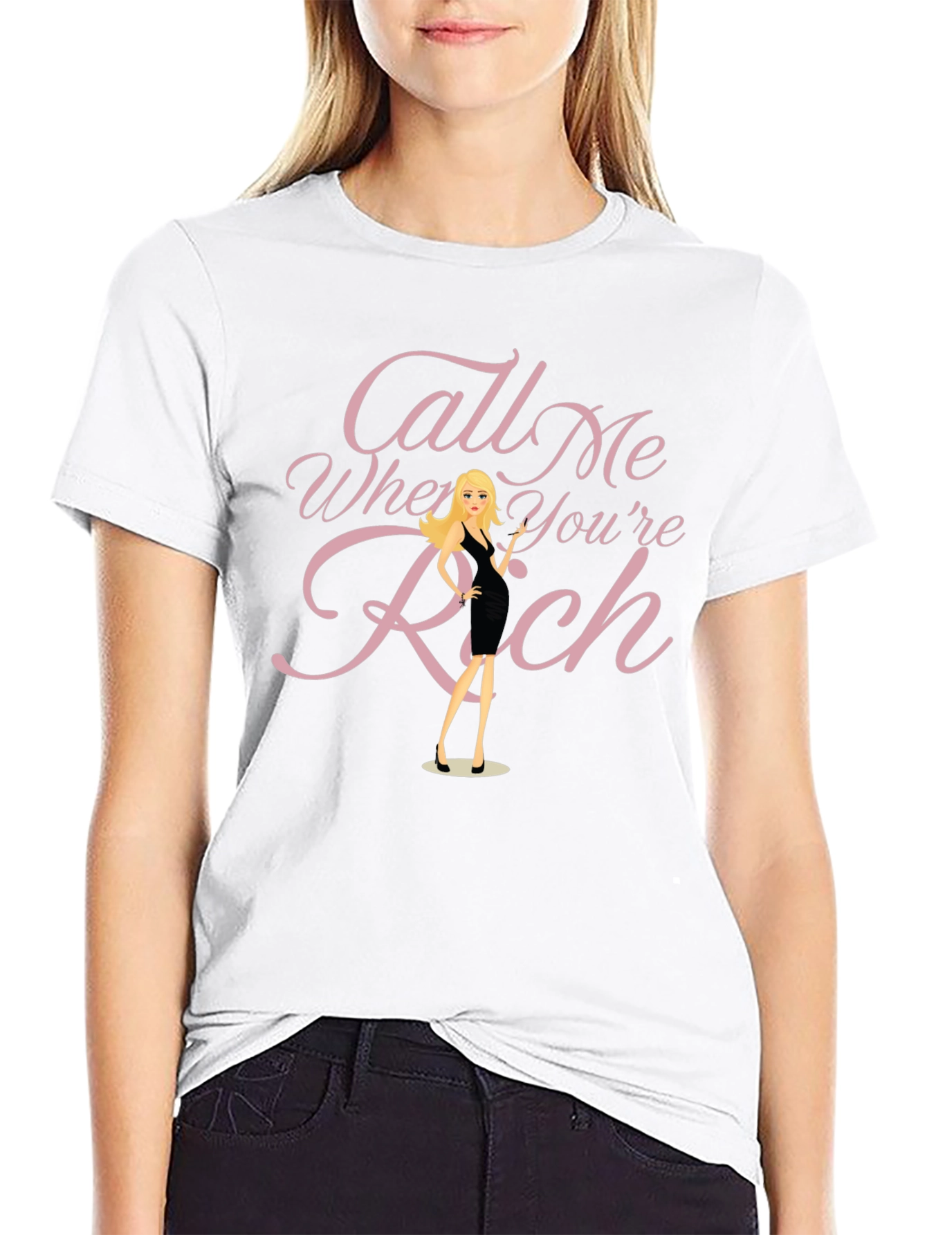 Call Me When Youre Rich Graphic Tee