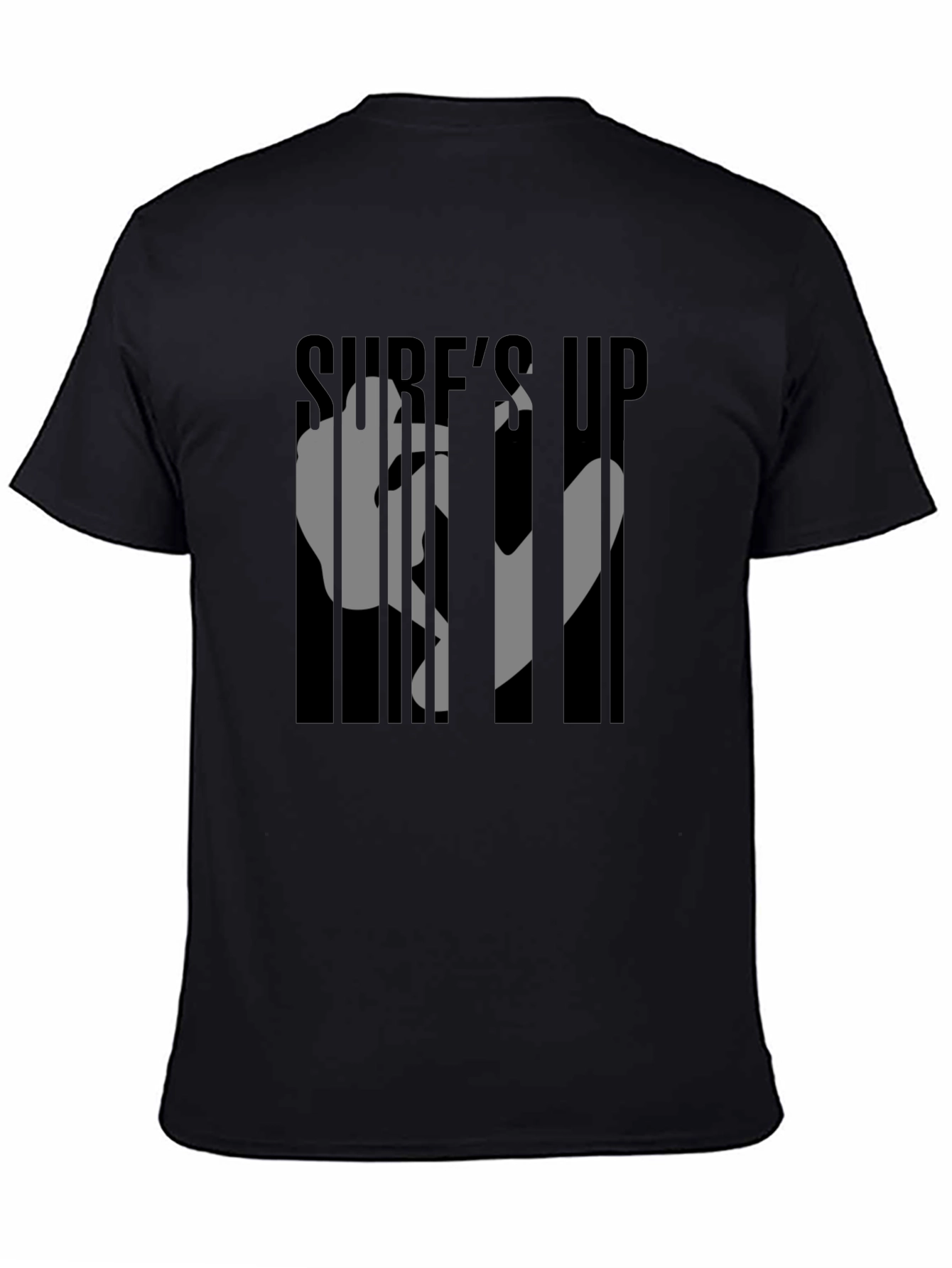 Sures Up Graphic Black T-Shirt