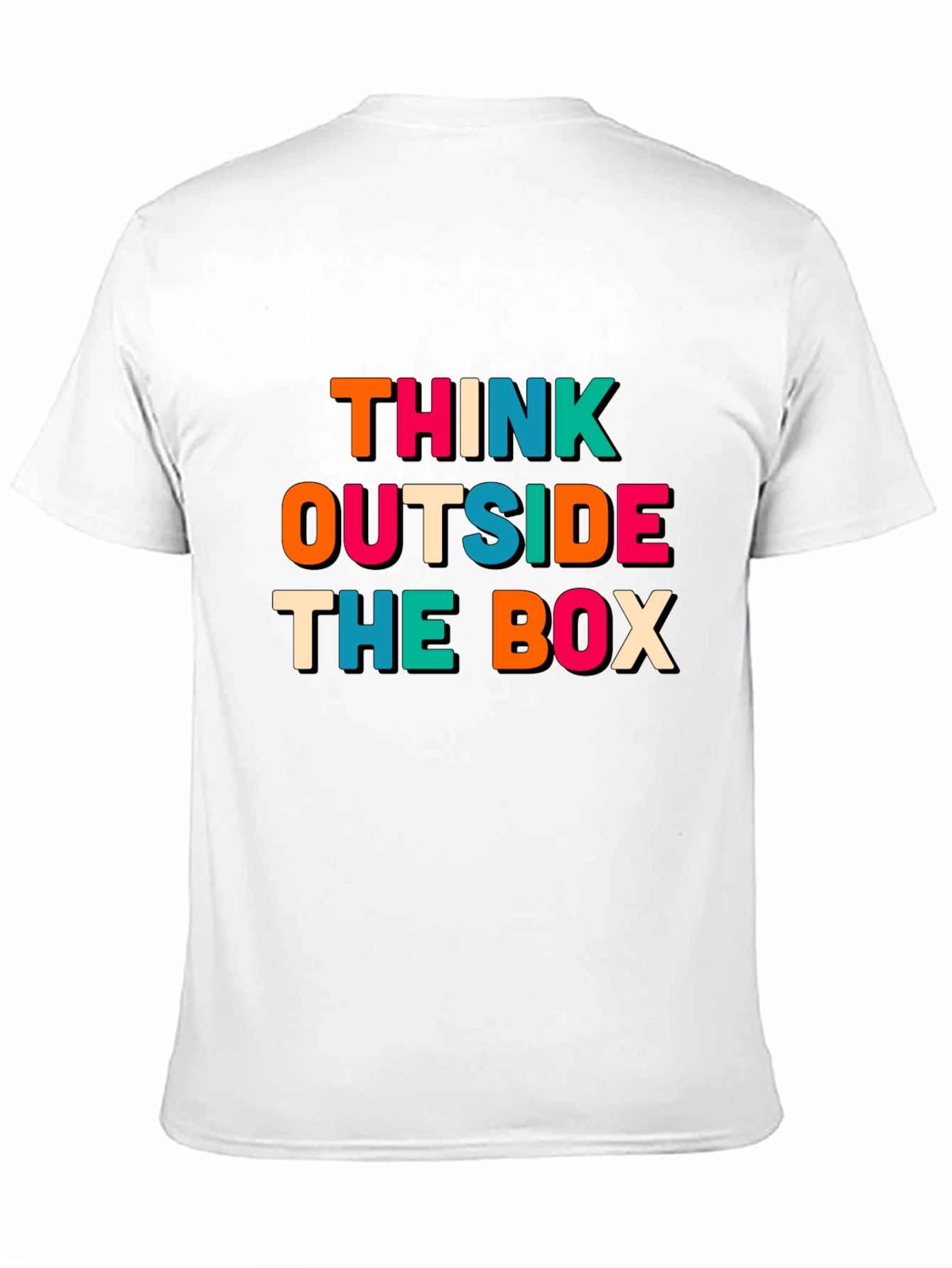 Think Outside the Box Graphic Tee - Black