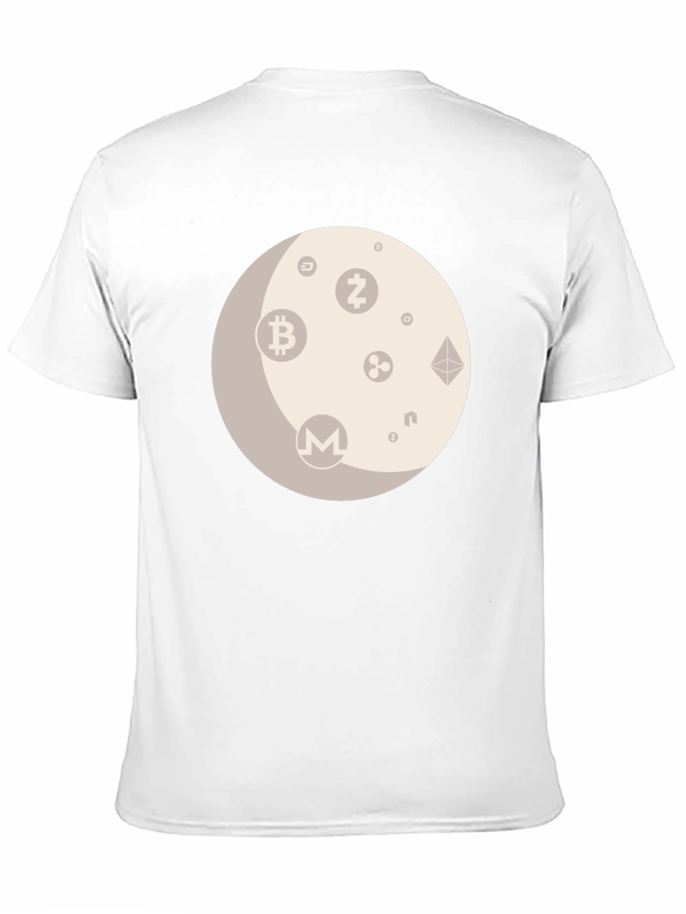 Crypto Moon Graphic T-Shirt
