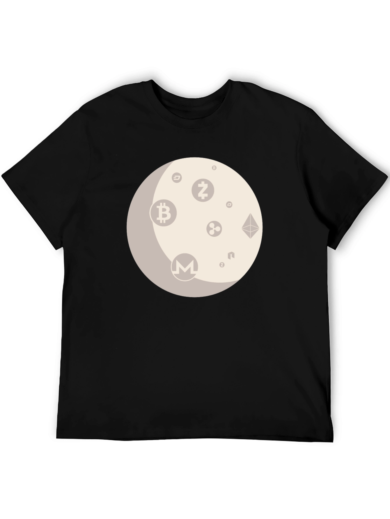 Crypto Moon Graphic T-Shirt