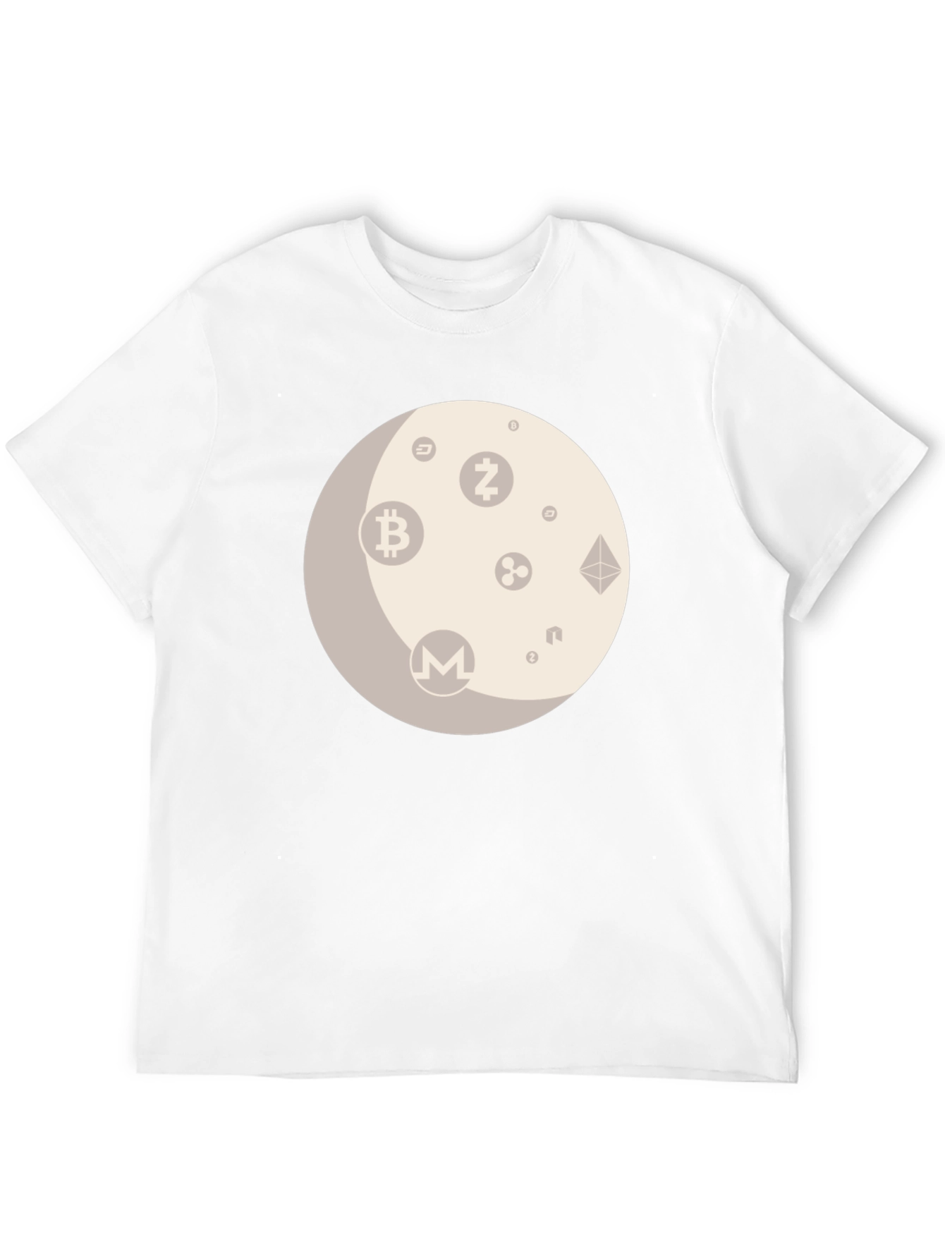 Crypto Moon Graphic T-Shirt