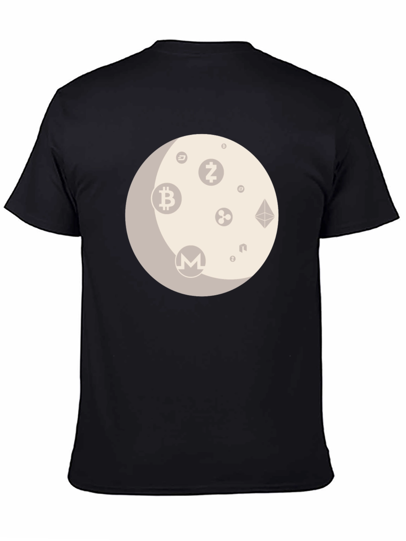 Crypto Moon Graphic T-Shirt