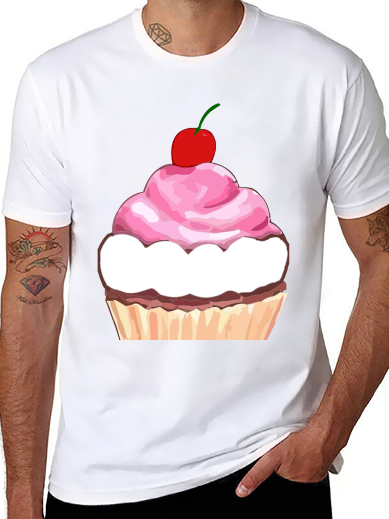 Cupcake Graphic Tee - Sweet Style