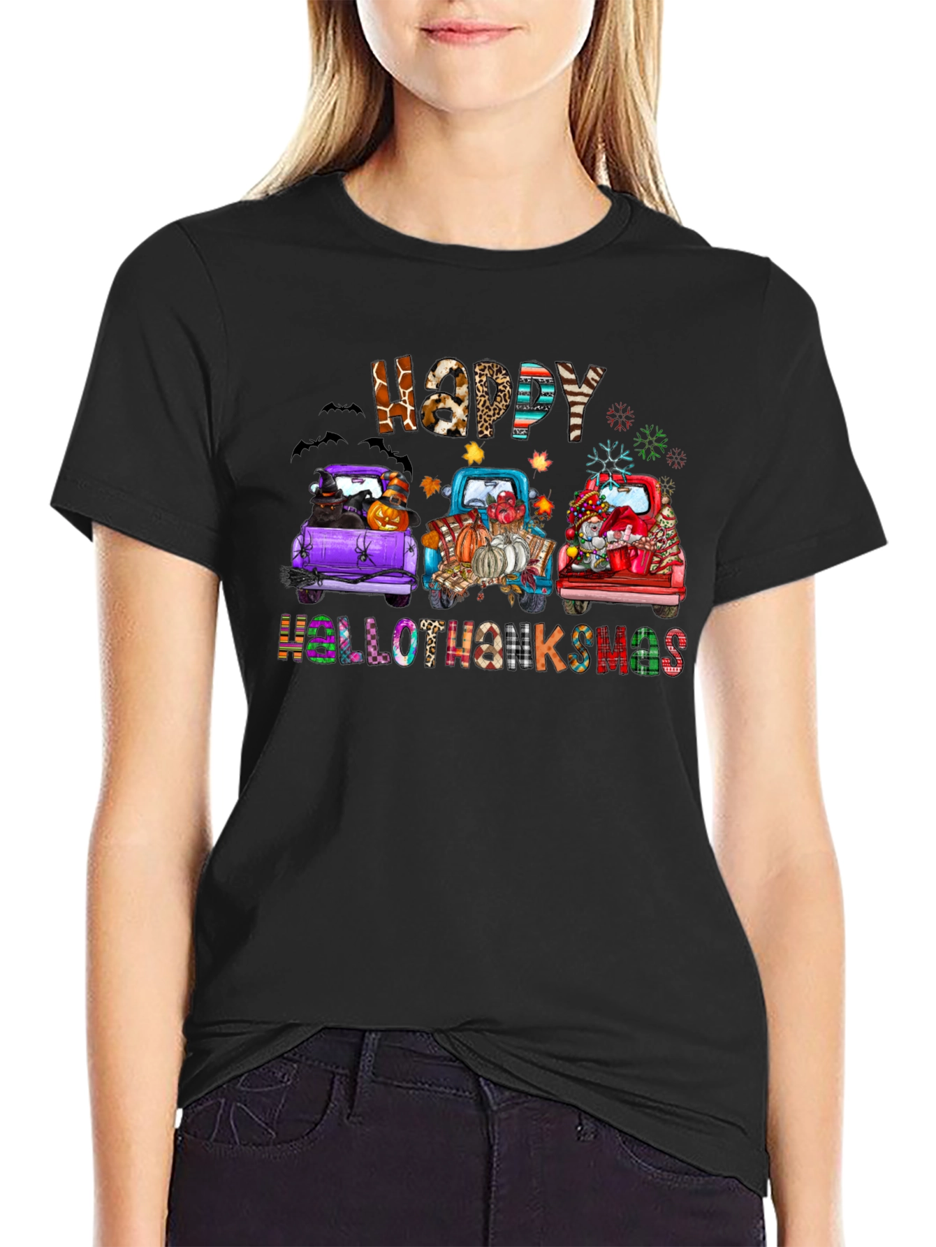 Happy HalloThanksmas T-Shirt