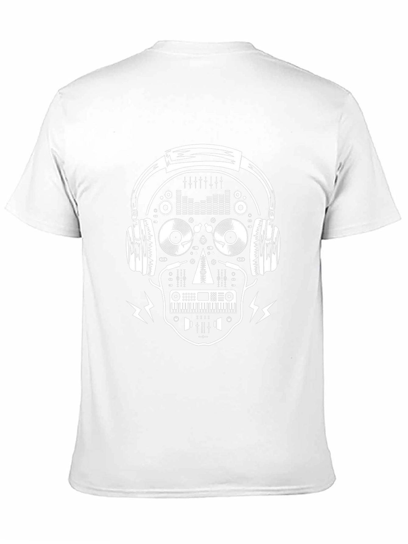 DJ Skull Graphic T-Shirt - Music Lover Tee