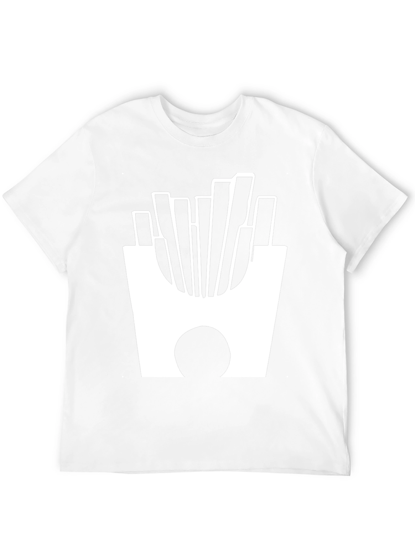 French Fries Graphic Tee - Casual Comfort
