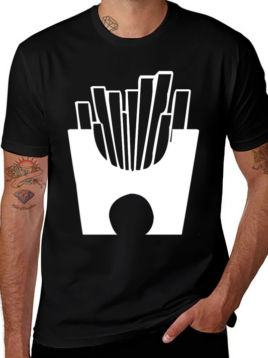 French Fries Graphic Tee - Casual Comfort