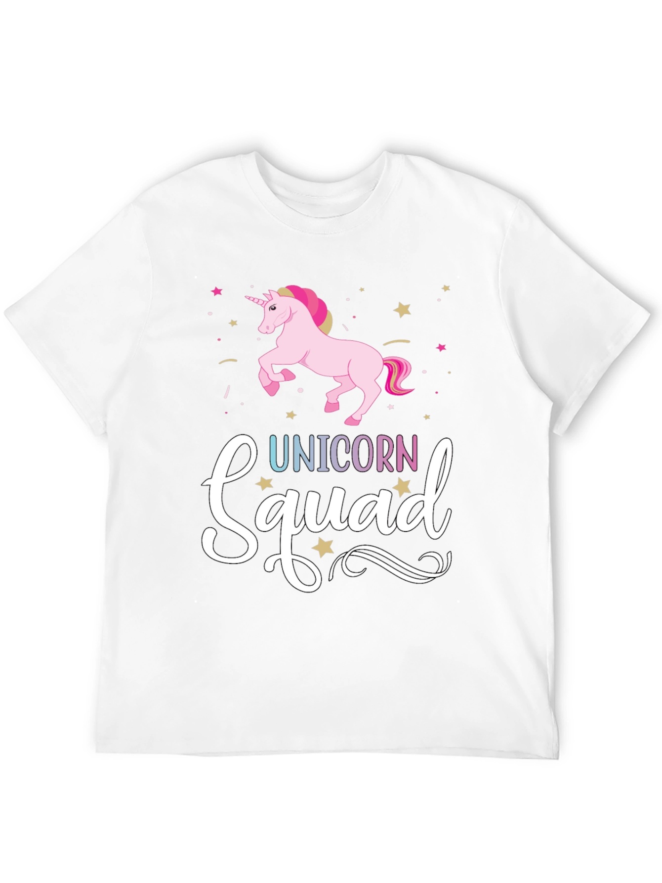Unicorn Squad Black Graphic Tee