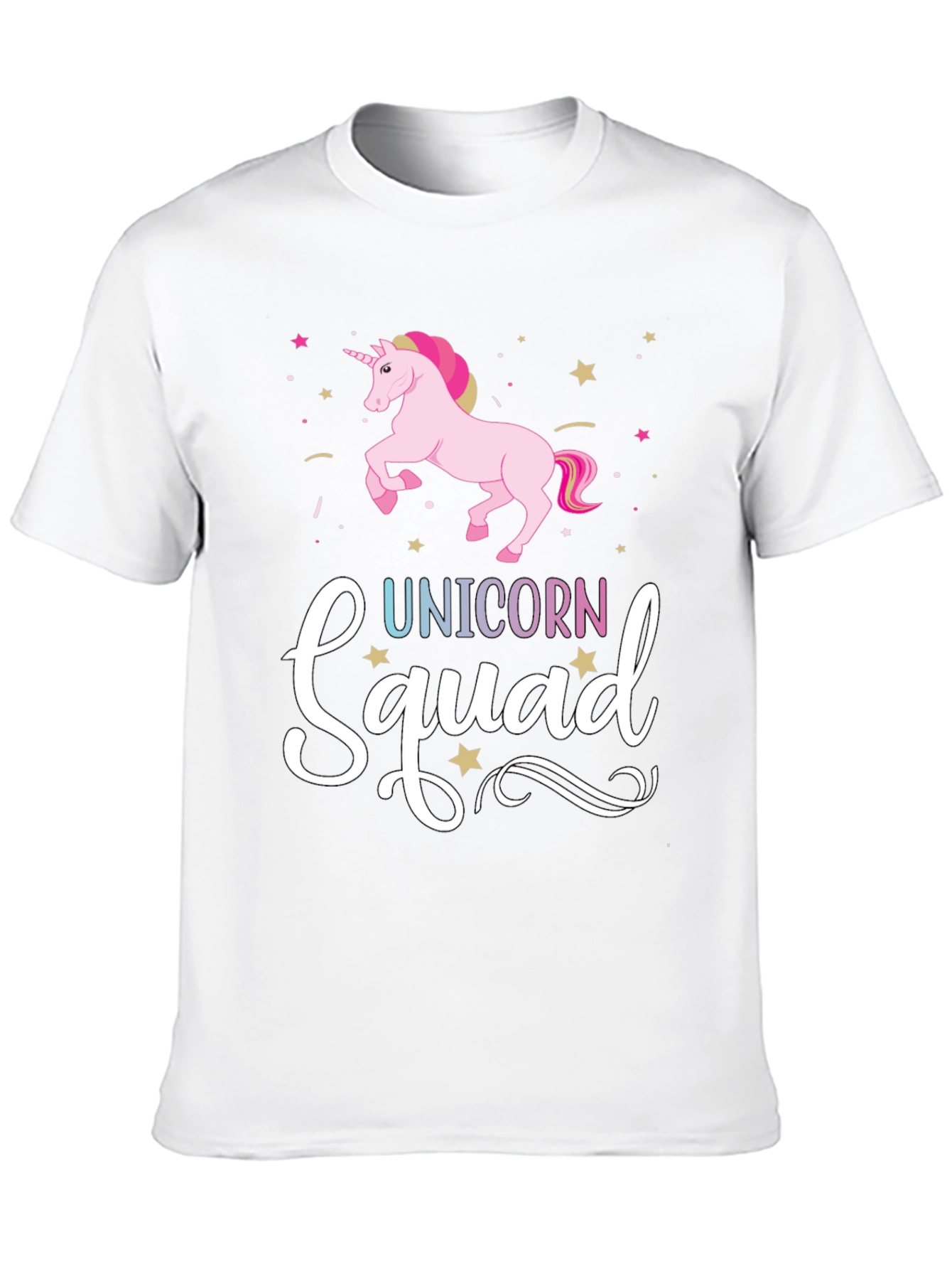 Unicorn Squad Black Graphic Tee