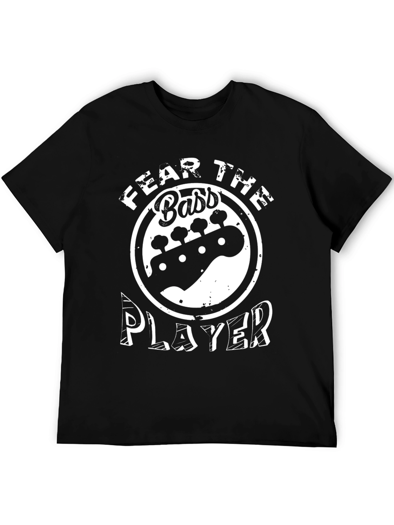 Fear The Bass Player Black Graphic Tee