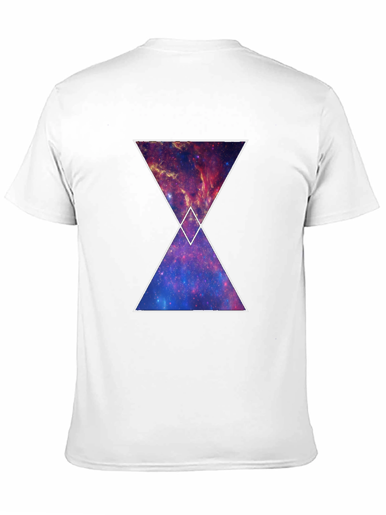 Galaxy Hourglass Graphic T-Shirt - Trendy Space Tee