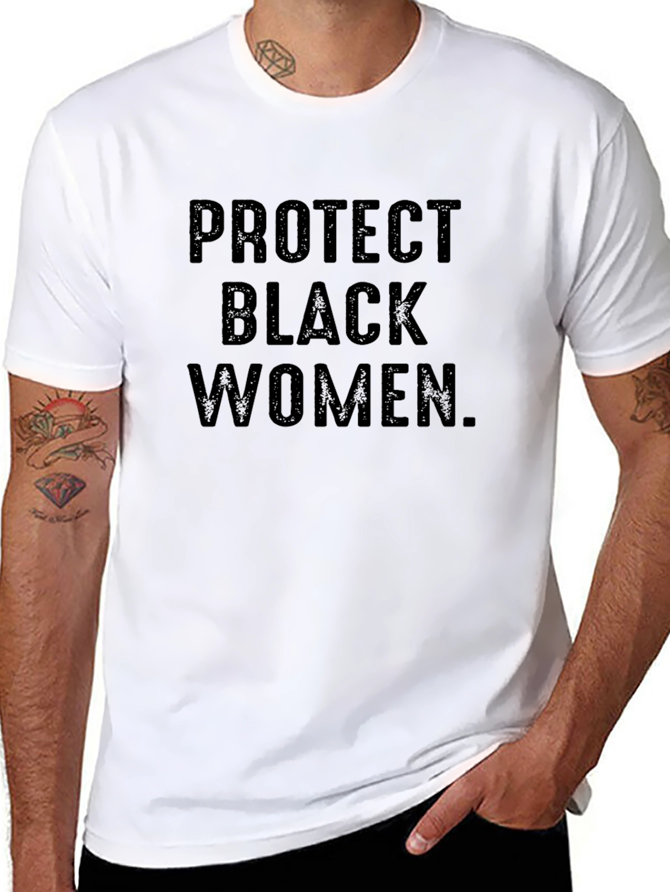 Protect Black Women Graphic Tee - Activism Shirt