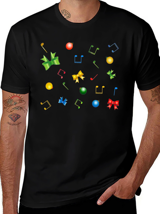 Festive Music & Holiday T-Shirt - Fun Design