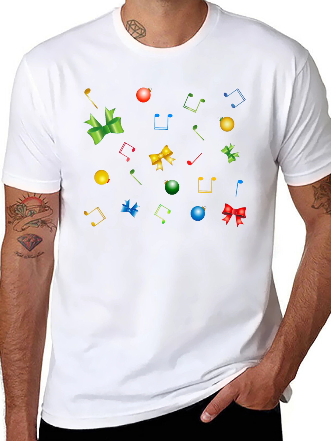 Festive Music & Holiday T-Shirt - Fun Design