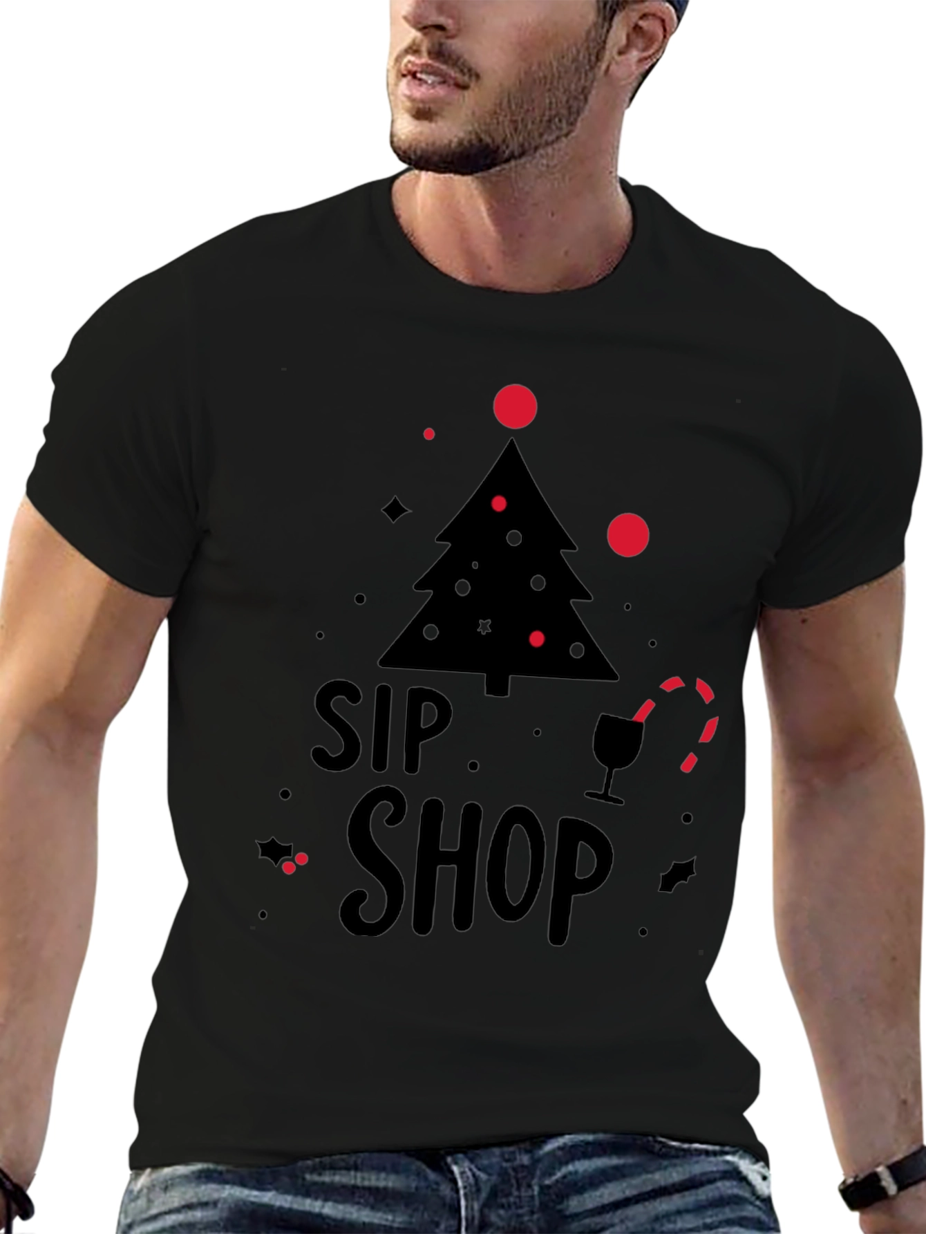 Sip Shop Christmas T-Shirt