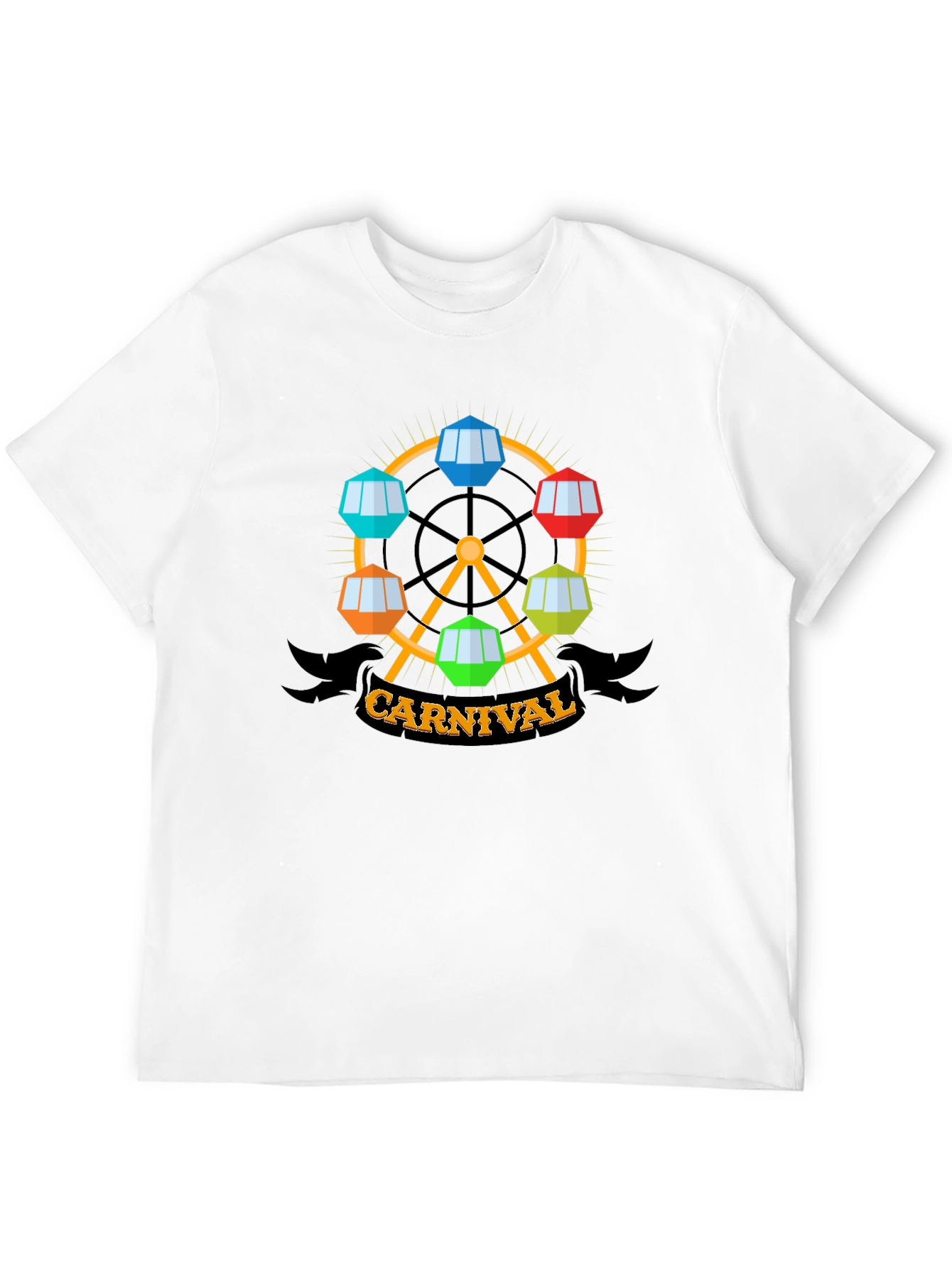 Carnival Ferris Wheel Graphic T-Shirt