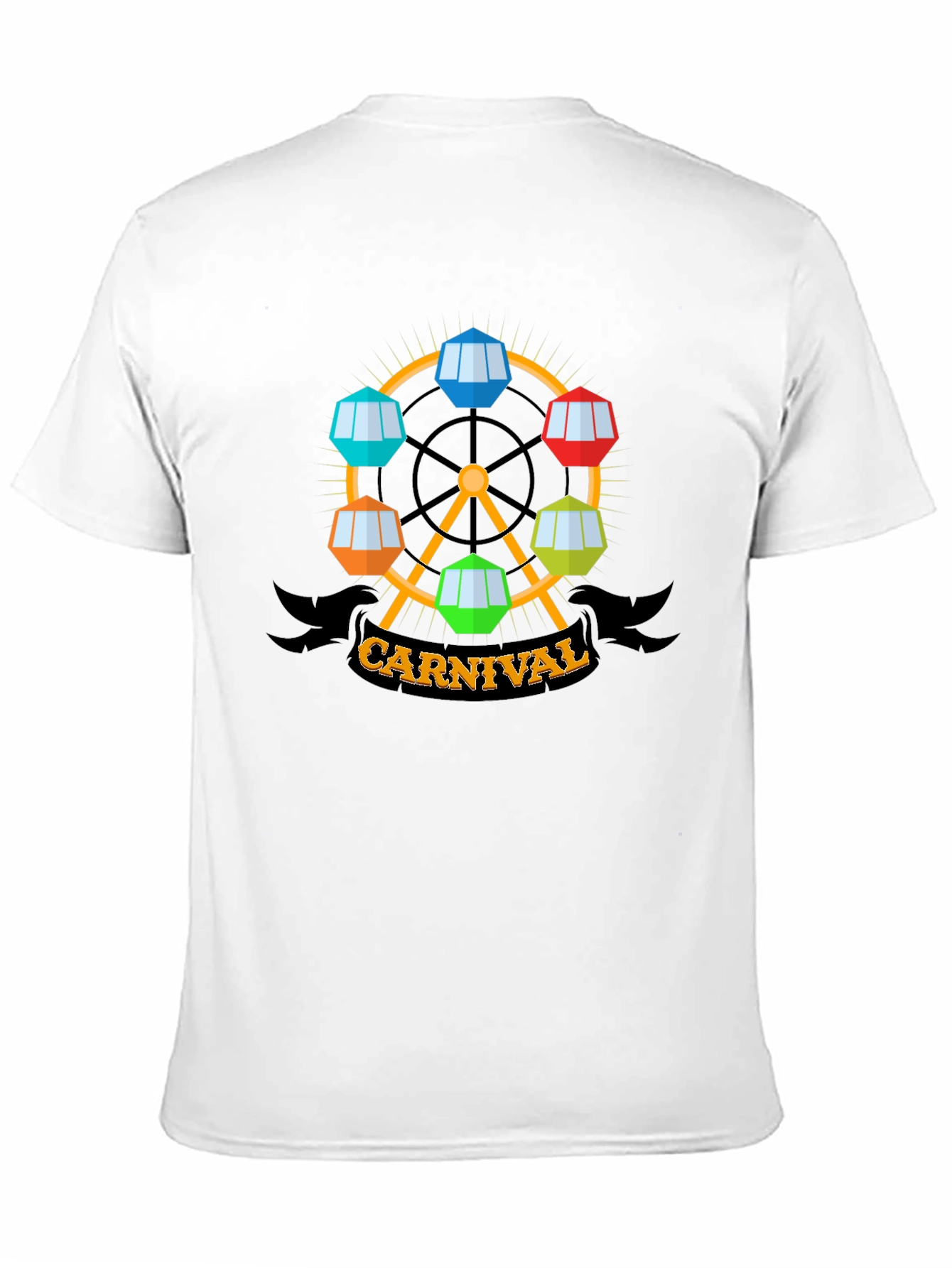 Carnival Ferris Wheel Graphic T-Shirt