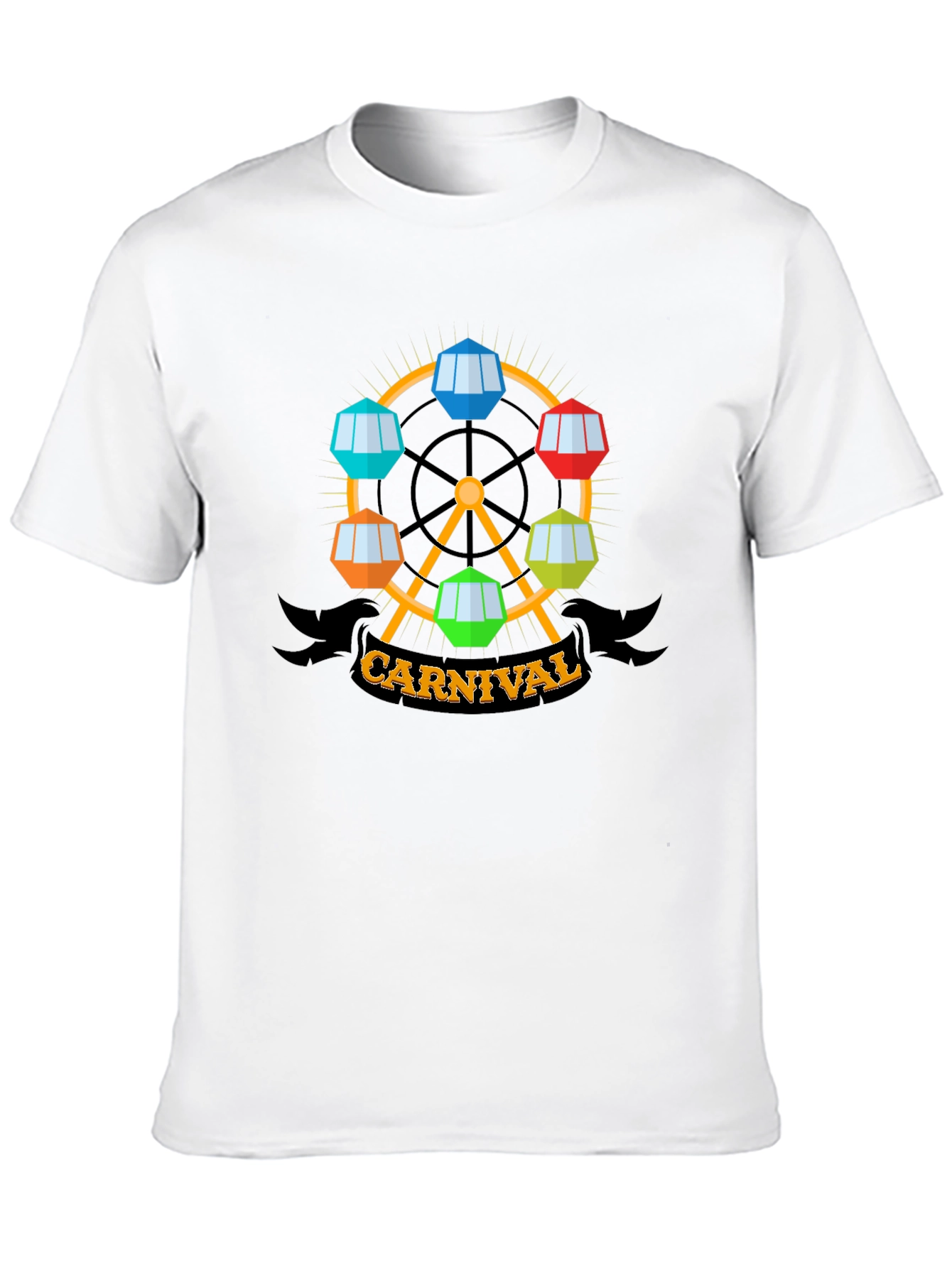 Carnival Ferris Wheel Graphic T-Shirt