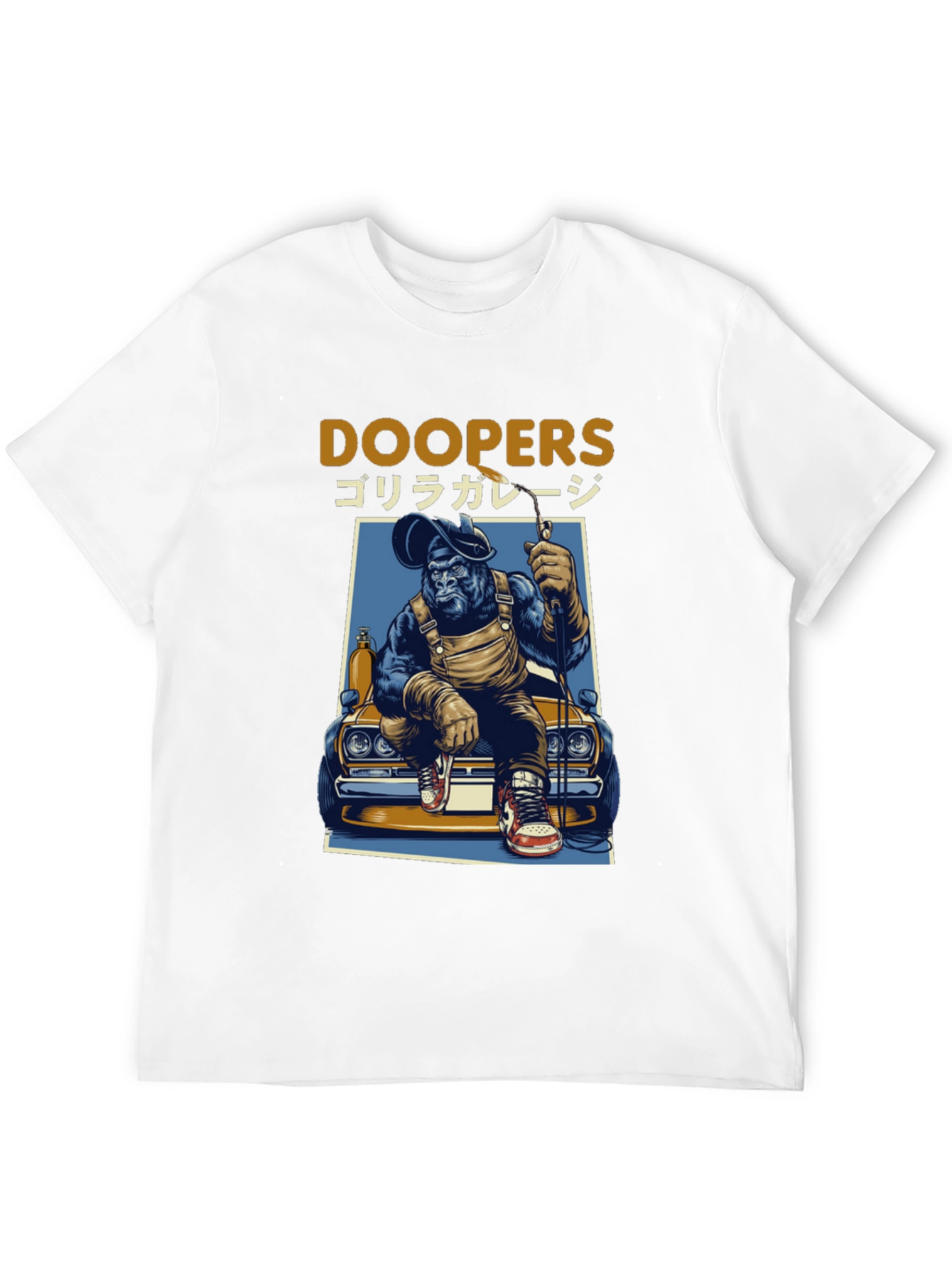 Doopers Gorilla Garage Black T-Shirt