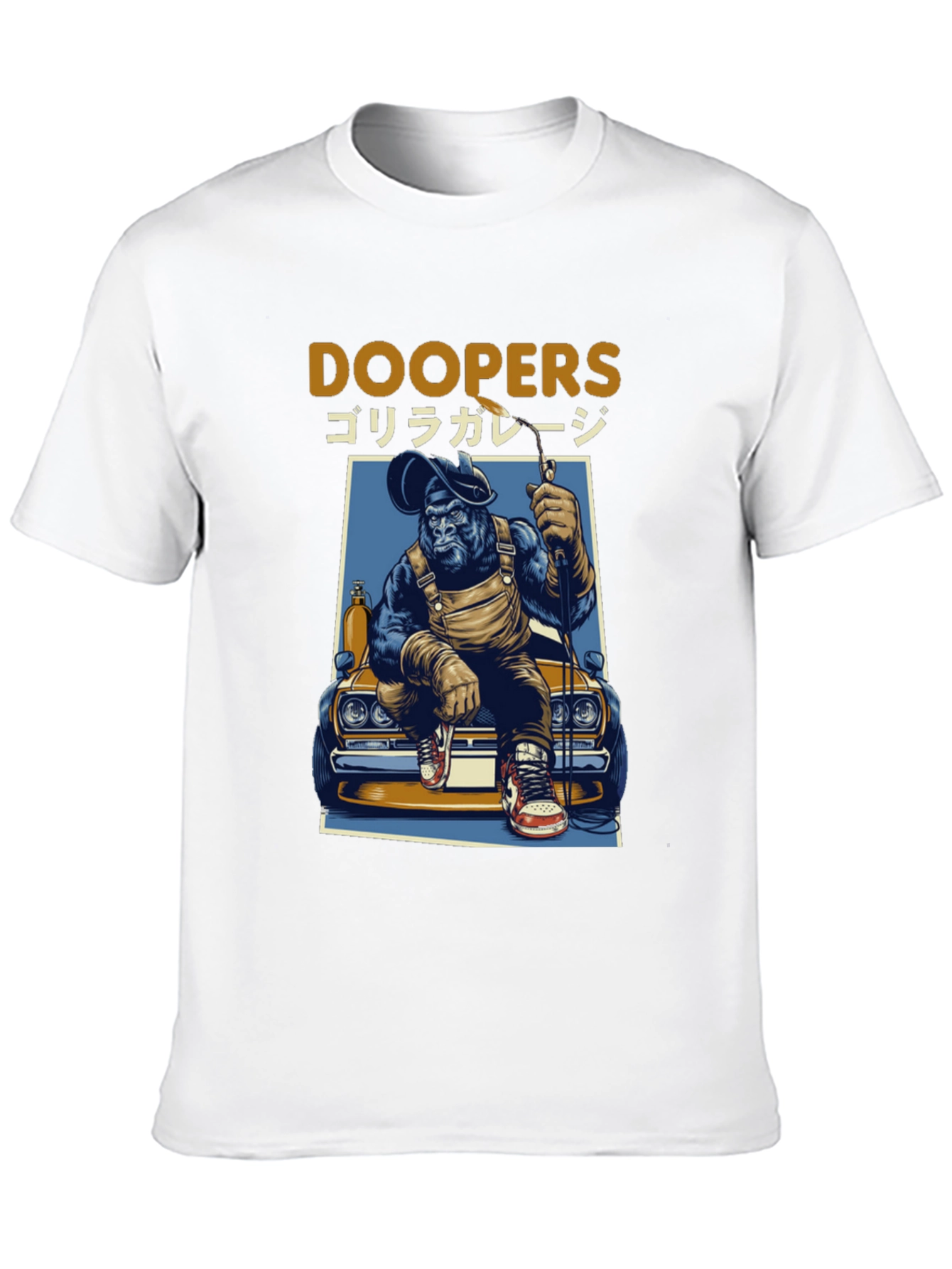 Doopers Gorilla Garage Black T-Shirt