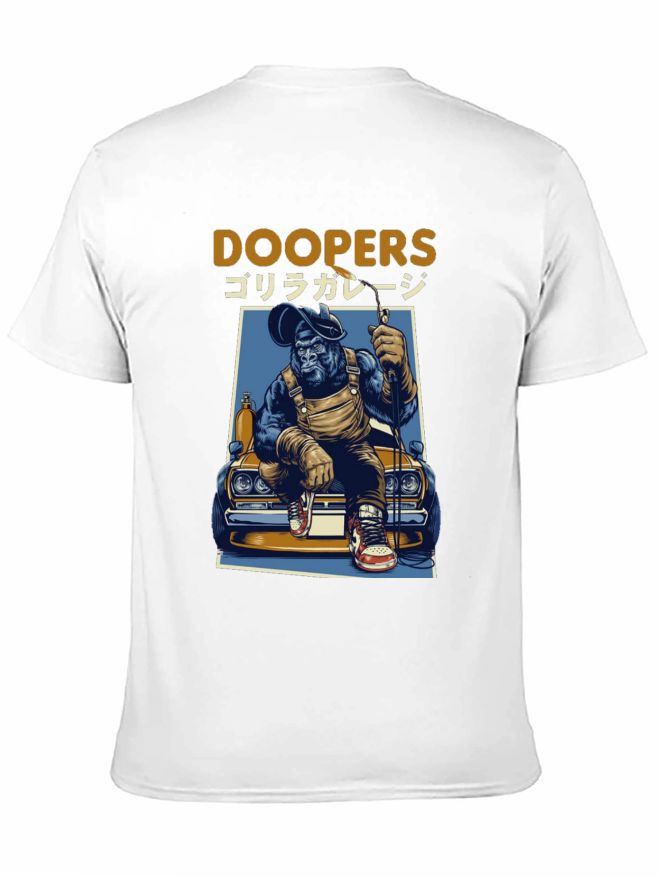 Doopers Gorilla Garage Black T-Shirt