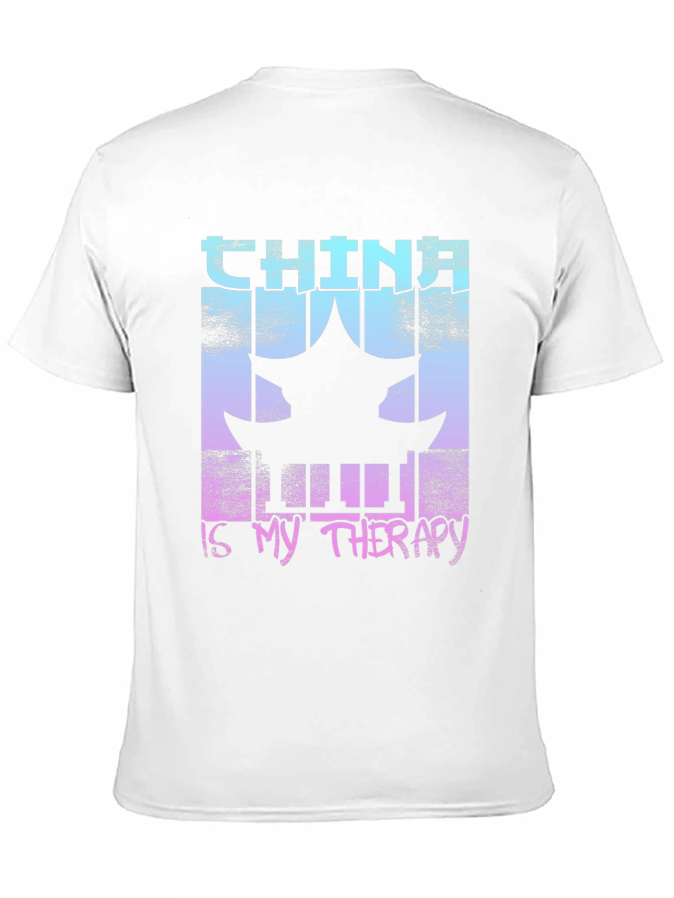 China Therapy T-Shirt Asian Pagoda Graphic Tee