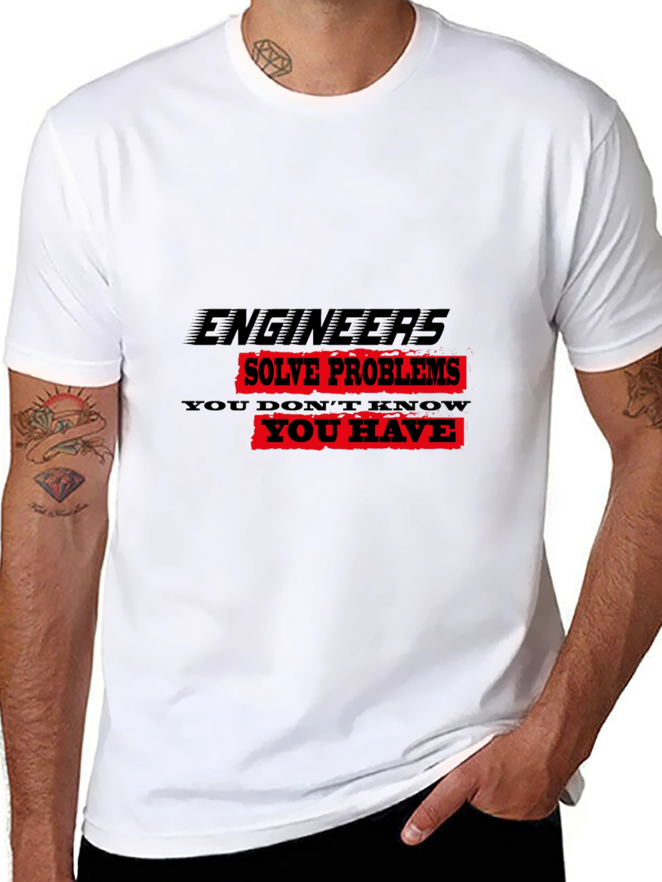 Engineers Solve Problems Graphic Tee