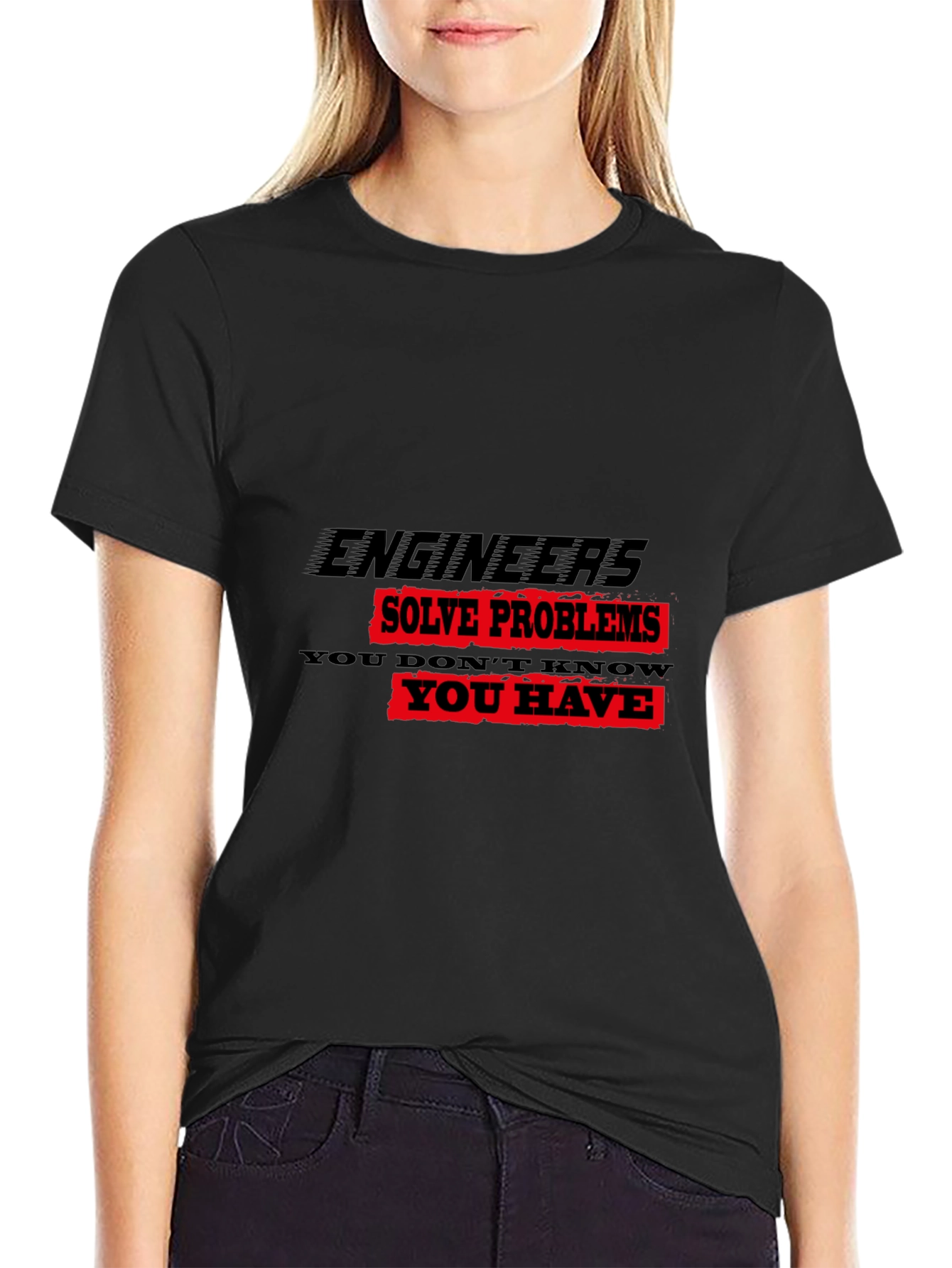 Engineers Solve Problems Graphic Tee