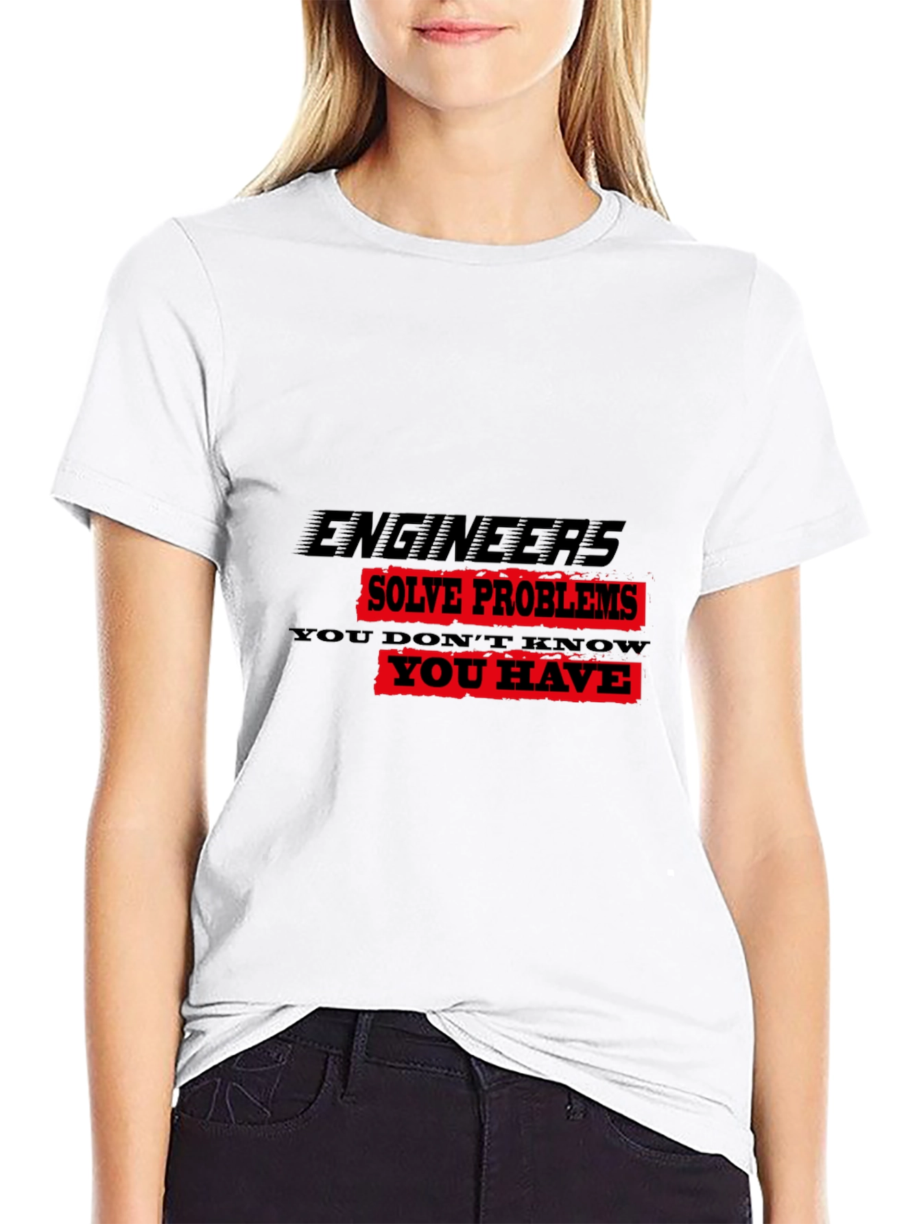 Engineers Solve Problems Graphic Tee