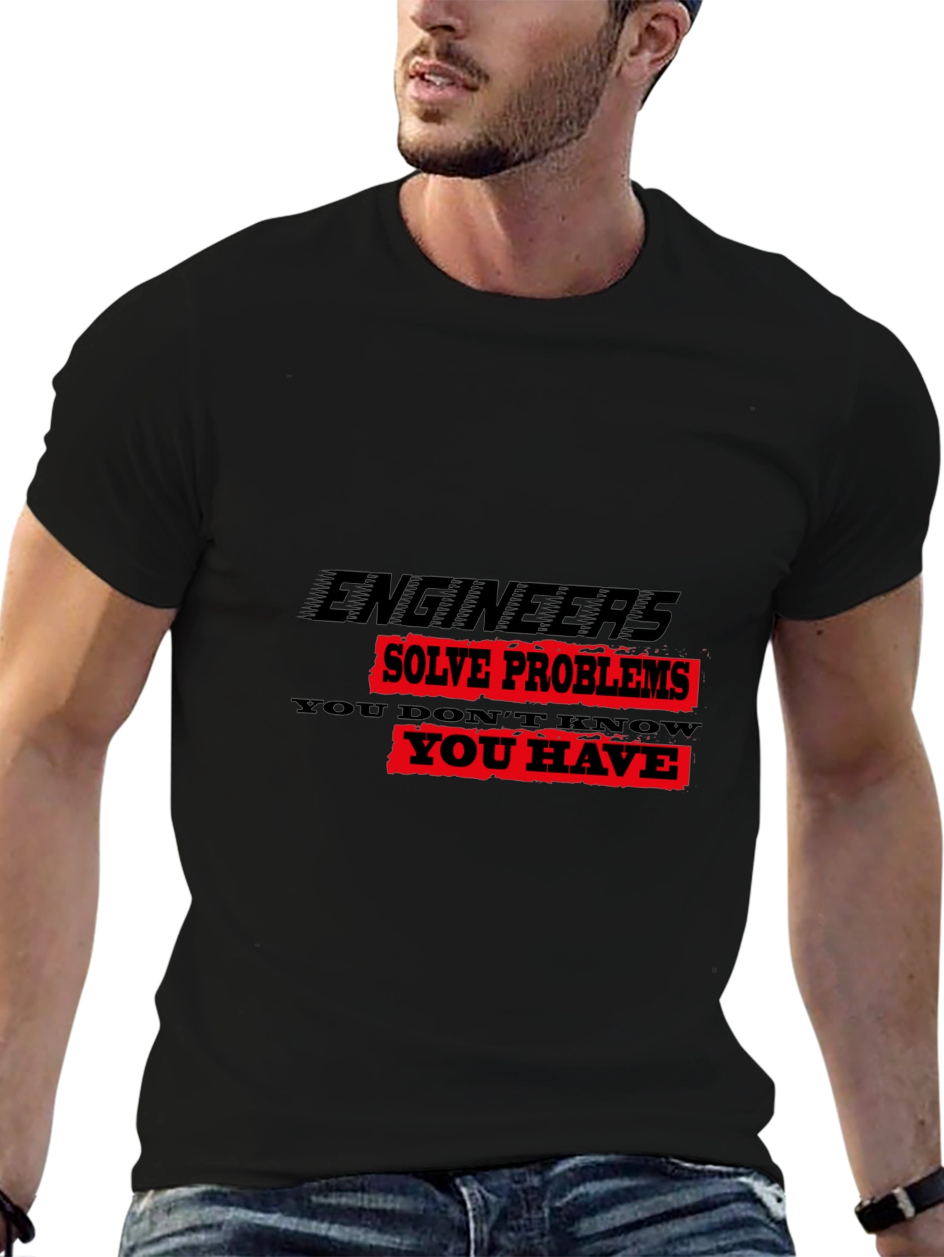 Engineers Solve Problems Graphic Tee