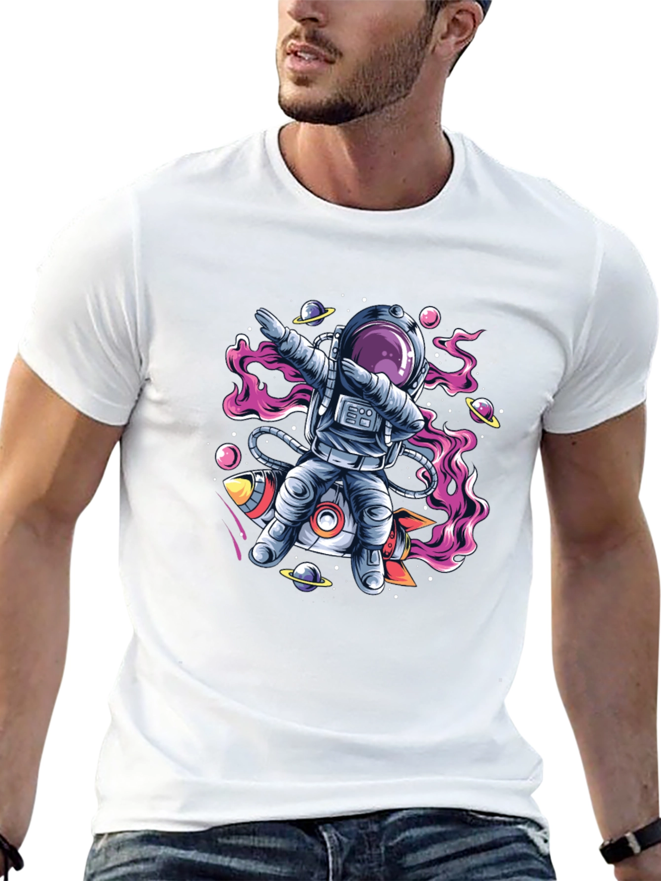 Astronaut Dab T-Shirt - Space Adventure