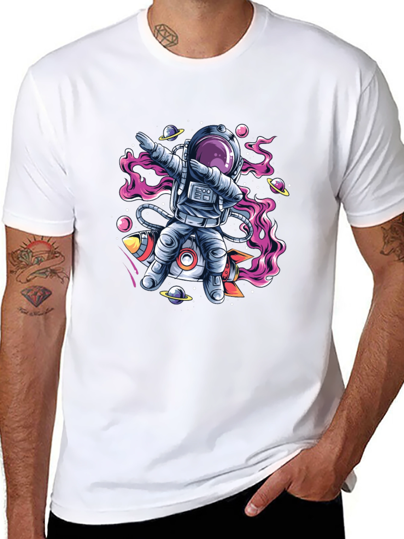 Astronaut Dab T-Shirt - Space Adventure