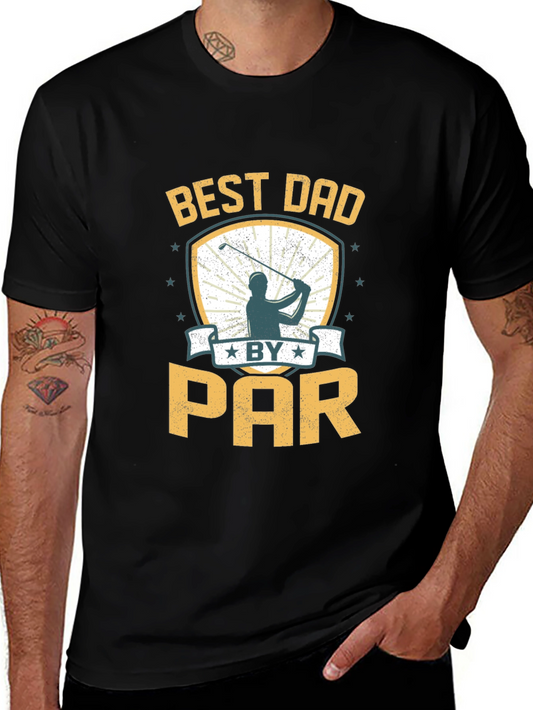 Best Dad By Par T-Shirt | Golf Lover Gift